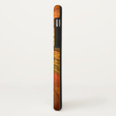 秋の植物、抽象芸術モダンフラクタル芸術リーフ Case-Mate iPhoneケース (裏面/左)