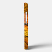 秋の植物、抽象芸術モダンフラクタル芸術リーフ Case-Mate iPhoneケース (裏面 / 左)