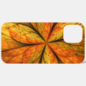 秋の植物、抽象芸術モダンフラクタル芸術リーフ Case-Mate iPhoneケース (裏面 / 右)