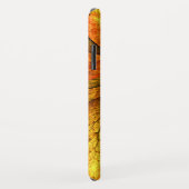 秋の植物、抽象芸術モダンフラクタル芸術リーフ Case-Mate iPhoneケース (裏面/右)