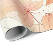 秋の楓の葉の包み紙 ラッピングペーパー (ロールコーナー)