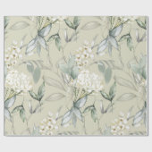 秋の模様のラッピング紙 ラッピングペーパー (フラット)