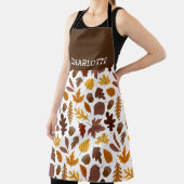 秋の模様オールオーバープリントエプロン エプロン (インサイチュ)