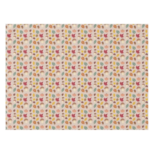 秋の模様テーブルクロス テーブルクロス (正面(横))