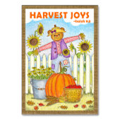 秋の次のイベント教会テーブルカード テーブルナンバー (正面)