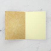 秋の歌に感謝の詩のグリーティングカード シーズンカード (内部)