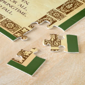 秋の歌感謝祭の収穫詩 ジグソーパズル (側面)