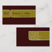 秋の歓喜の写実的なミニマリスト4すべて 名刺 (正面/裏面)