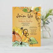 秋の歓迎招待状 招待状 (スタンド正面)