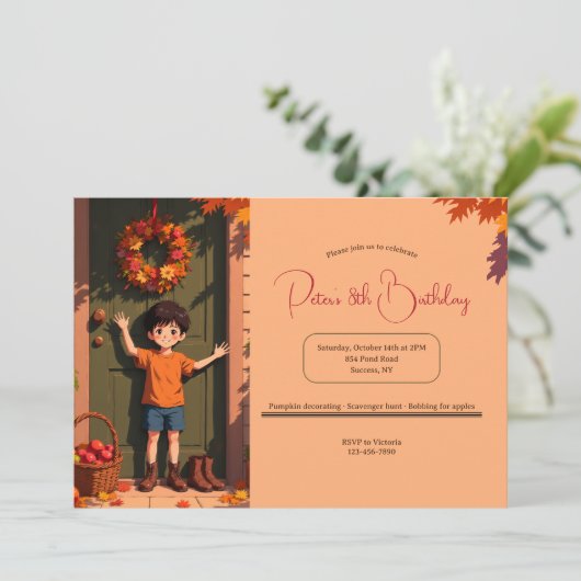 秋の歓迎 招待状 (スタンド正面)