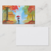 秋の歩行 名刺 (正面/裏面)