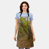 秋の歩道エプロン エプロン (着用した状態)