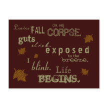 秋の死んだポストカードへ