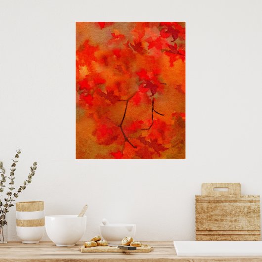 秋の残り ポスター (キッチン)