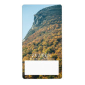 秋の毛布蔵書票 ラベル (正面)