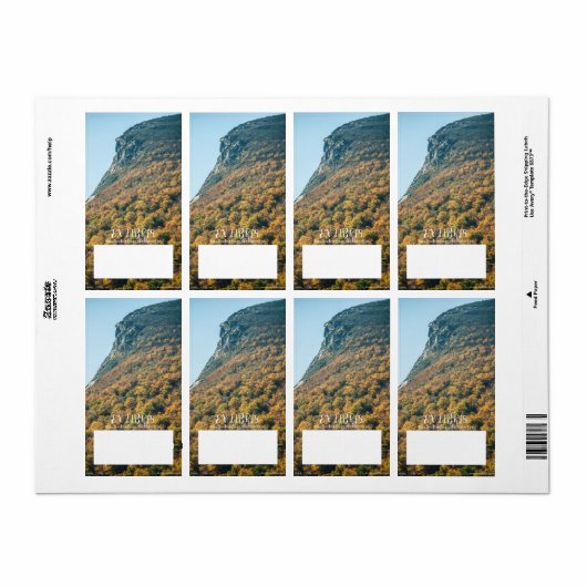 秋の毛布蔵書票 ラベル (フルシート)