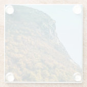 秋の毛布 ガラスコースター (裏面)