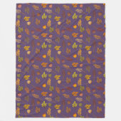 秋の毛布 フリースブランケット (正面)