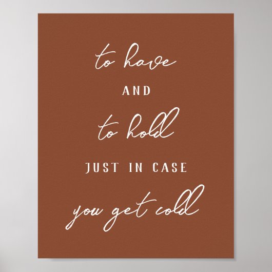 秋の毛筆を持結婚つ ポスター (正面)