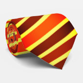 秋の気分のストライプ ネクタイ (ロール)