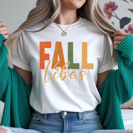 秋の気分満喫シャツ、秋の季節のスウェーターウェザー Tシャツ