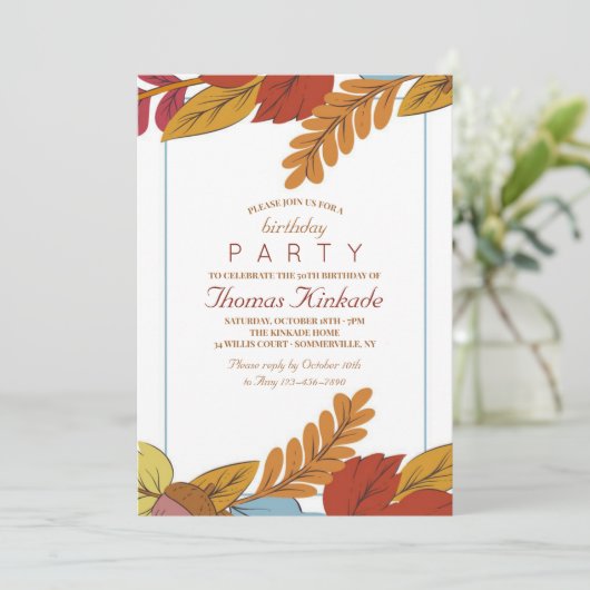 秋の気配 招待状 (スタンド正面)