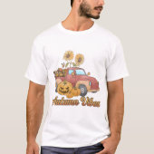 秋の気配 - 秋のTシャツ Tシャツ (正面)