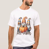 秋の気配 - 秋 Tシャツ (正面)