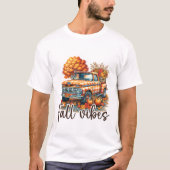 秋の気配 - 秋 Tシャツ (正面)