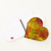 秋の水の色のジャーナル – 紅葉背景 ノートブック (内部)