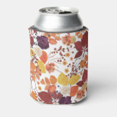 秋の水の色葉のバラ 缶クーラー (缶裏面)