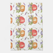 秋の水の色、シームレスな構成。 キッチンタオル (縦)