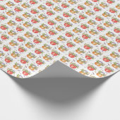 秋の水の色、シームレスな構成。 ラッピングペーパー (角)