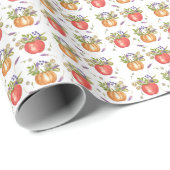 秋の水の色、シームレスな構成。 ラッピングペーパー (ロールコーナー)