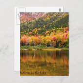 秋の水上はがき ポストカード (正面/裏面)