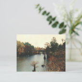 秋の水上 – はがき (スタンド正面)