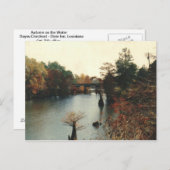 秋の水上 – はがき (正面/裏面)