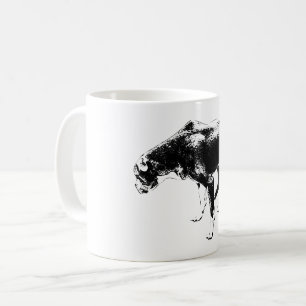 秋の水墨守 コーヒーマグカップ
