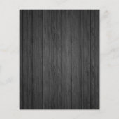 秋の水彩の花を木に素朴飾る (裏面)