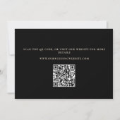 秋の水彩カップル写真 フォール セーブザデート (裏面)