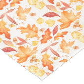 秋の水彩テーブルランナー ショートテーブルランナー (コーナー)