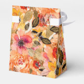 秋の水彩フローラコラージュ フェイバーボックス (裏面サイド)