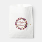 秋の水彩フローラ結婚ズ フェイバーバッグ (正面)