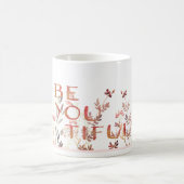 秋の水彩フローラBe You コーヒーマグカップ (中央)