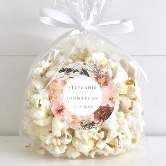 秋の水彩保保フローラ結婚ズ ラウンドシール