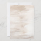 秋の水彩保保フローラ結婚ズ 招待状 (裏面)