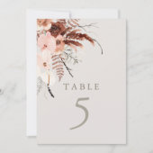 秋の水彩保結婚保のテーブル番号 (正面)