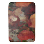 秋の水彩抽象芸術 バスマット (正面縦)