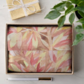 秋の水彩画の葉 薄葉紙 (ギフト)