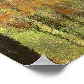 秋の水彩画ポスター ポスター (角)